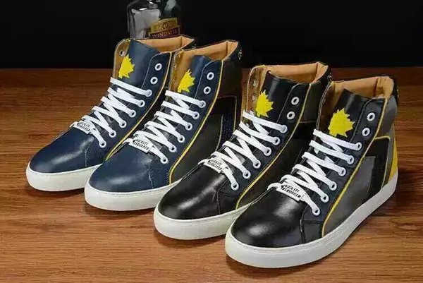 dsquared2 chaussures 2013 leather high top noir